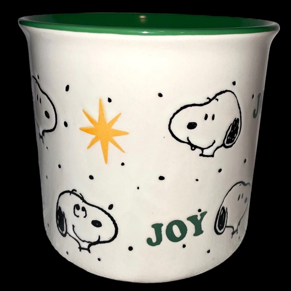 Snoopy PEANUTS SNOOPY JOY Holiday 20oz Coffee Tea Cocoa Mug Ceramic Cup - Picture 12 of 16